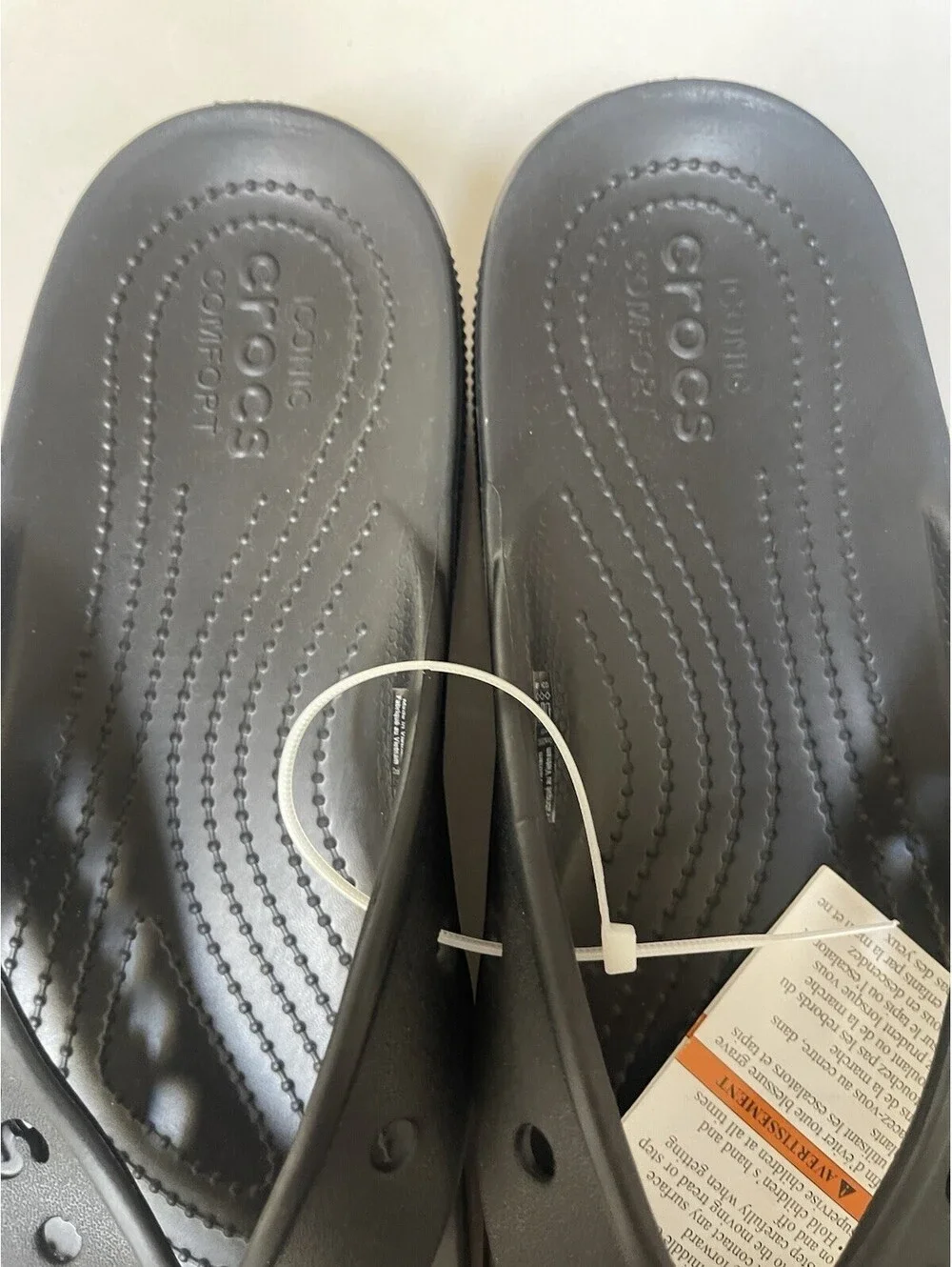 Unisex Crocs Baya II Flip Flops Sandals Size Mens 11 Black